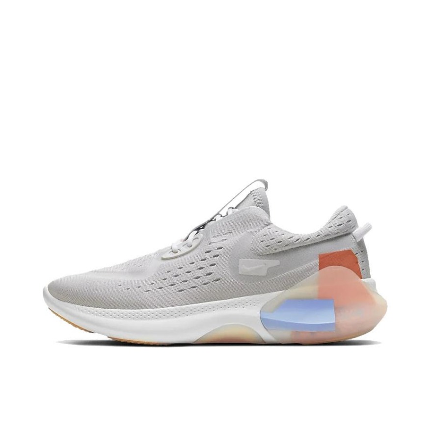 推荐商品：Nike Joyride Dual Run 跑鞋 舒适休闲轻便透气减震回弹防滑耐磨织物支撑运动圆头 Grey/Orange 灰蓝橙