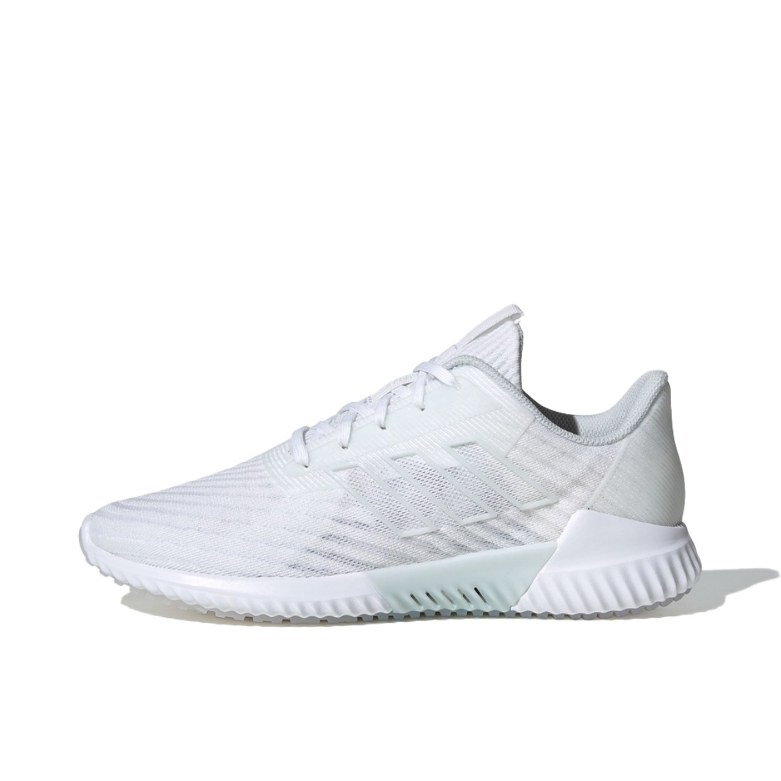 推荐商品：adidas Climacool 2.0 透气 缓震耐磨 防滑 织物 网布 运动 跑鞋 White/Blue 白色/浅蓝