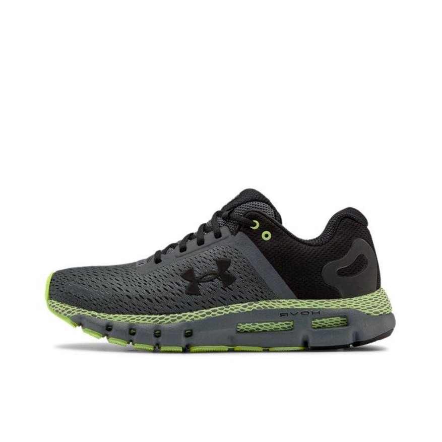推荐商品：Under Armour/安德玛 Hovr Infinite 2 网面透气 防滑耐磨 织物 运动 跑鞋 Black/Green 黑色/绿色