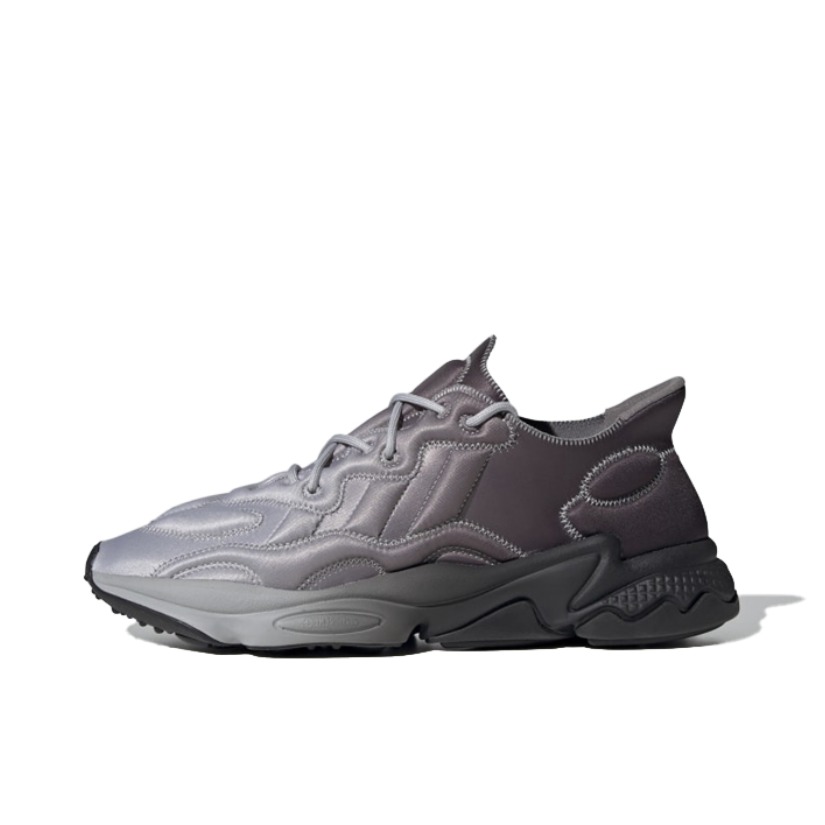 推荐商品：adidas Originals Ozweego 耐磨透气 百搭简约 舒适时尚 缓震 复古运动 网面 老爹鞋 Grey/Black 灰黑渐变