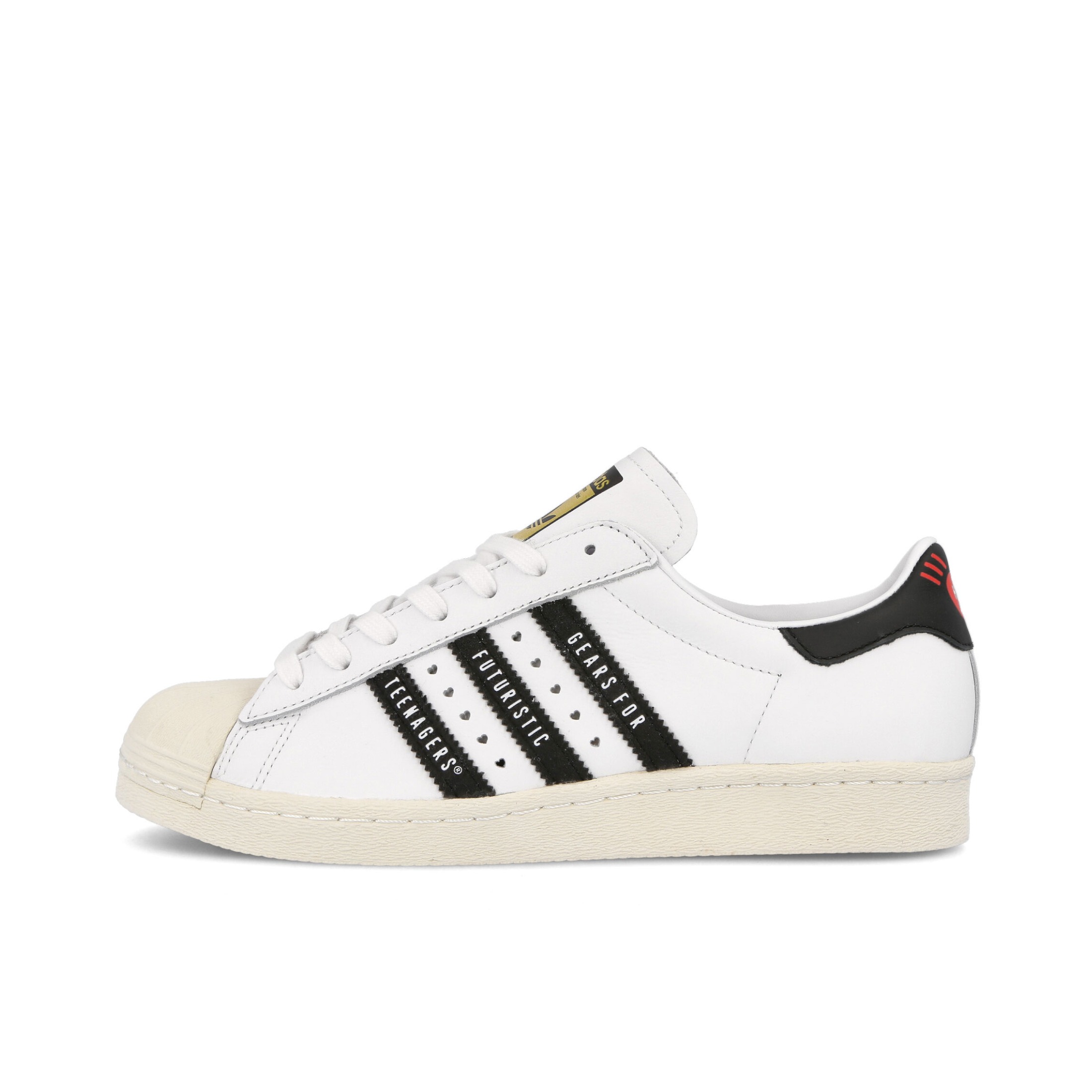 推荐商品：adidas Superstar 80s 板鞋 贝壳头复古防滑耐磨防水减震运动 White Black HumanMade联名/白黑