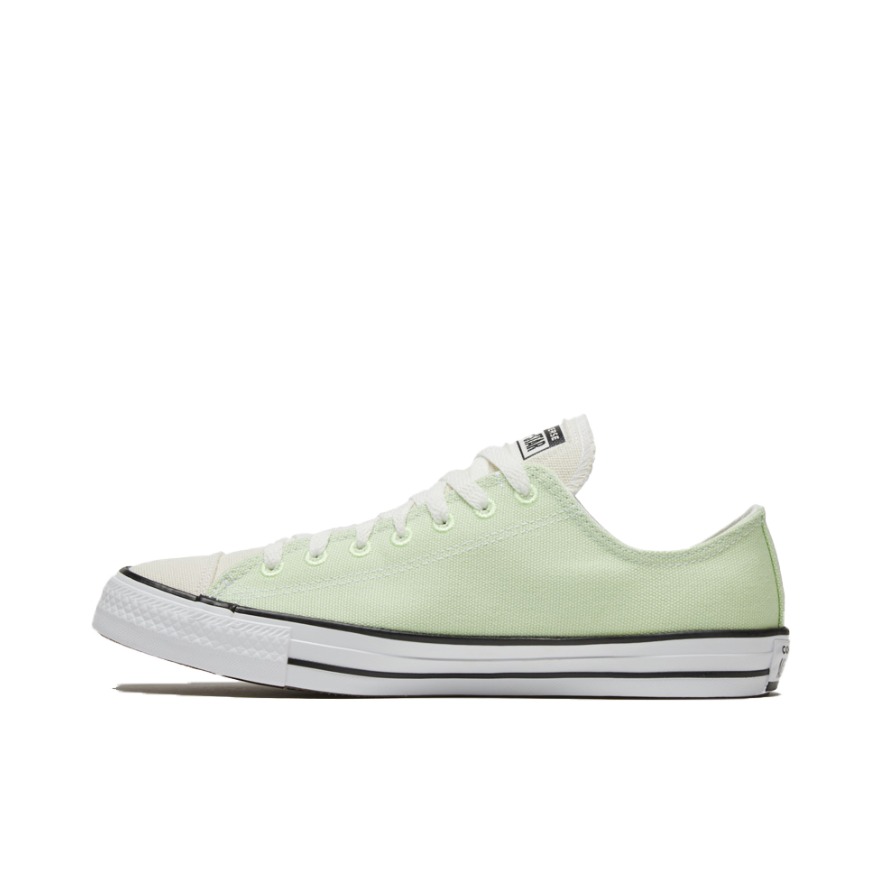 推荐商品：Converse/匡威 Chuck Taylor All Star 帆布鞋 常青款轻便防滑耐磨百搭复古圆头减震贴合高帮 浅绿Low