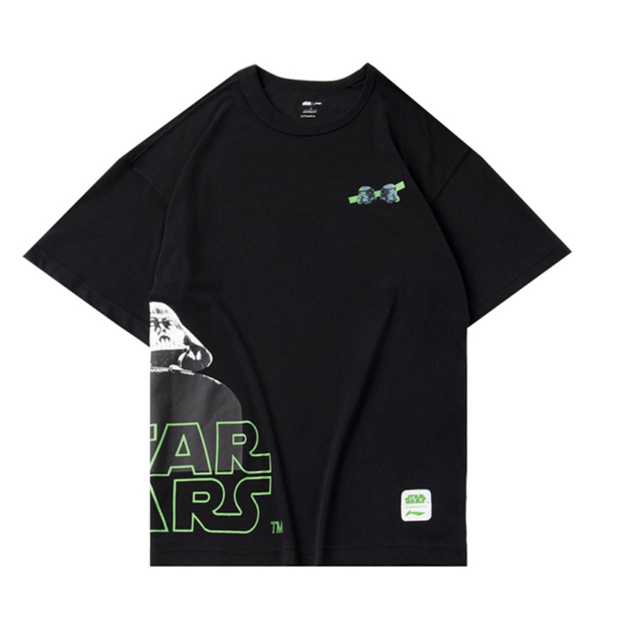 【星球大战联名】Li Ning 星球大战联名系列圆领宽松短袖T恤 AHSQ267