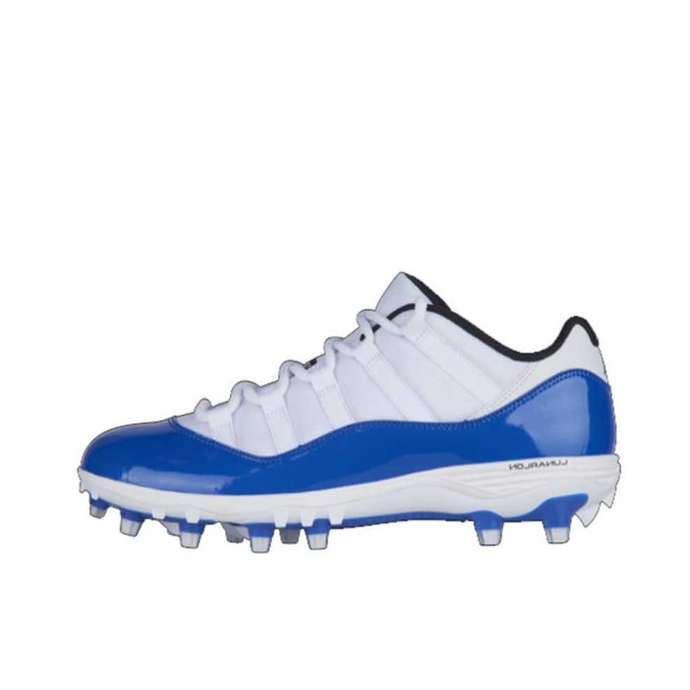 推荐商品：Jordan Air Jordan 11 TD Cleat 橄榄球鞋 防滑耐磨 蓝白Low