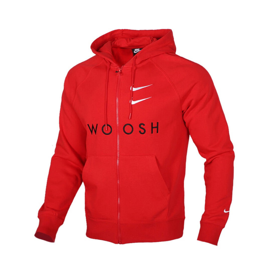 Nike 2024AW 双勾刺绣LOGO连帽运动夹克 男女同款 CT7363