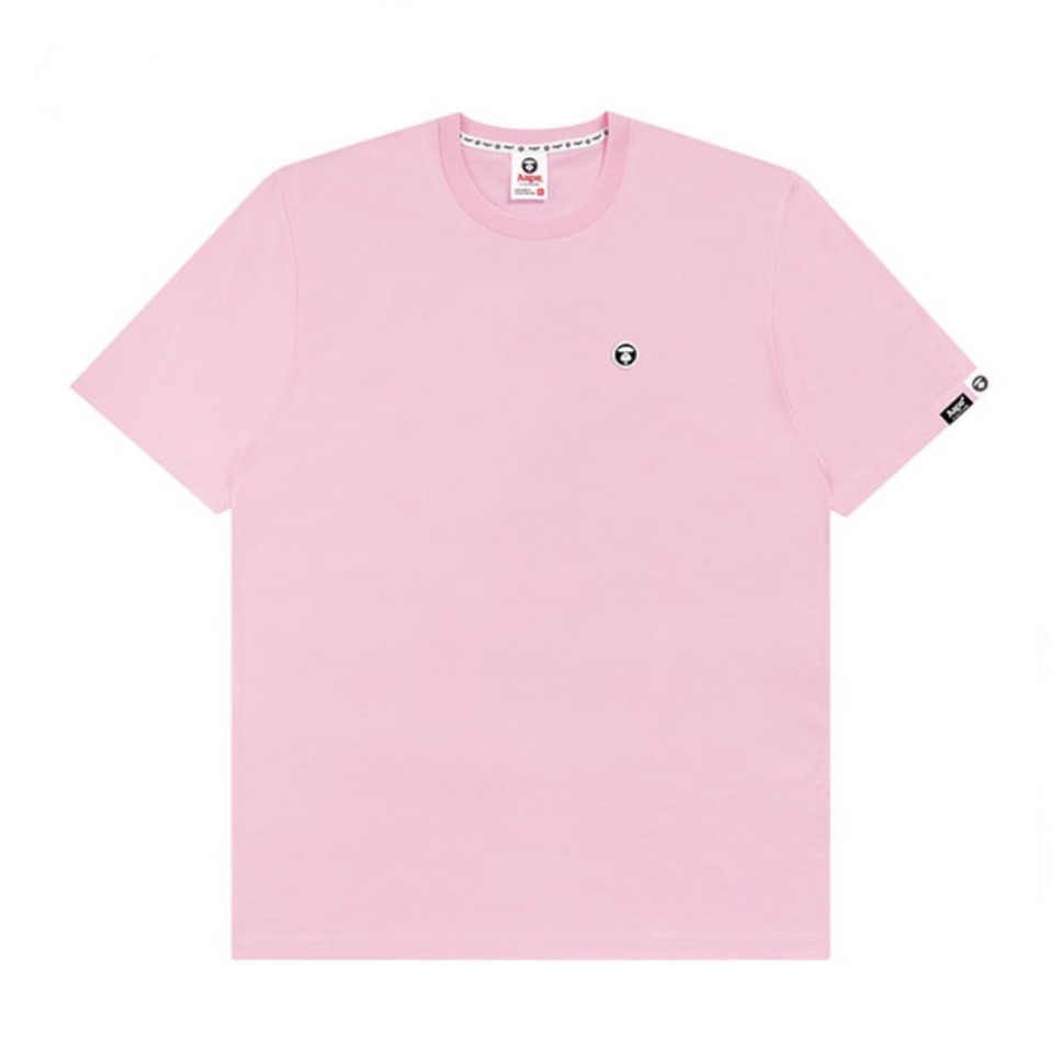 Aape 刺绣猿颜徽章T恤