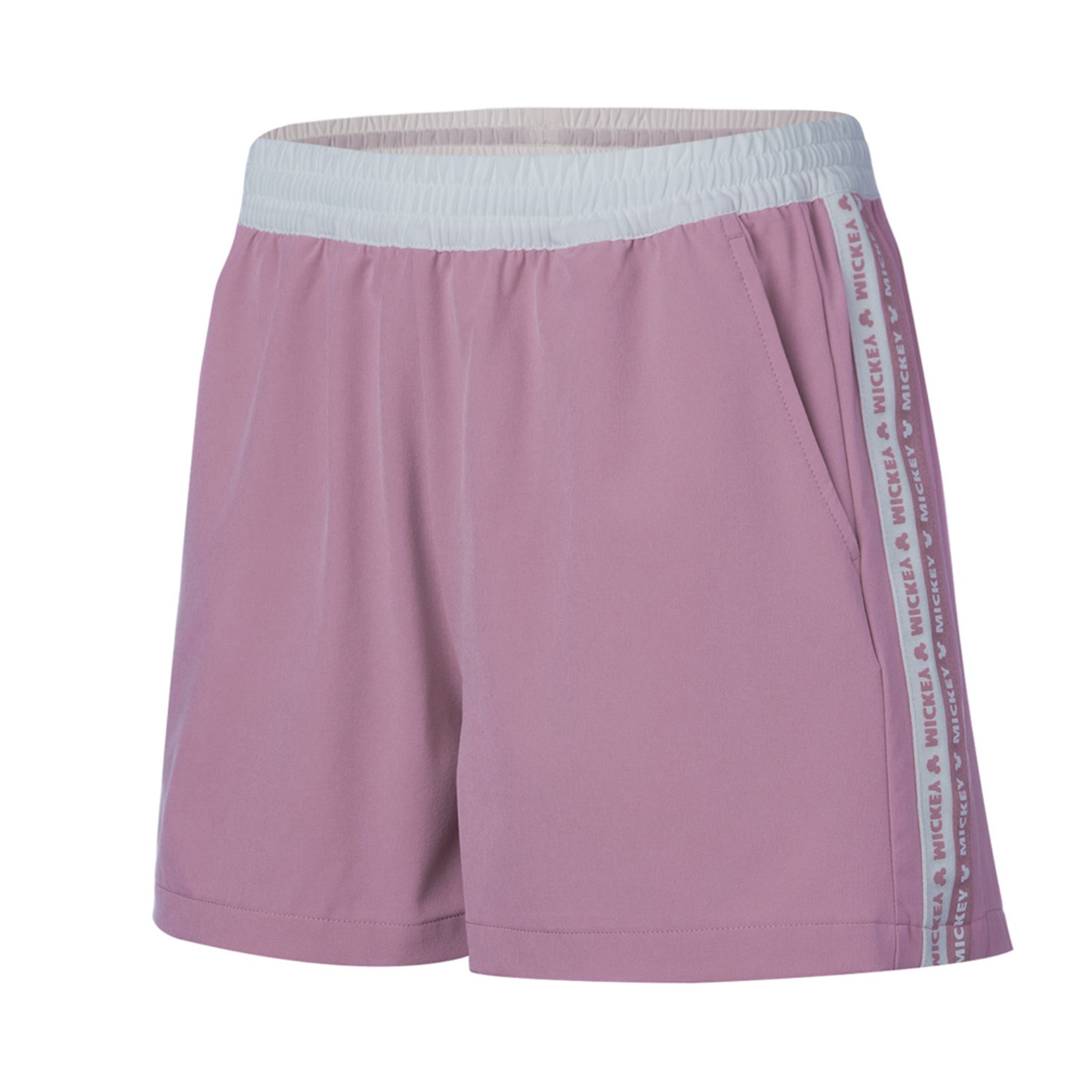 【米奇联名】Li Ning 迪士尼米奇联名款宽松运动短裤 女 AKSQ078