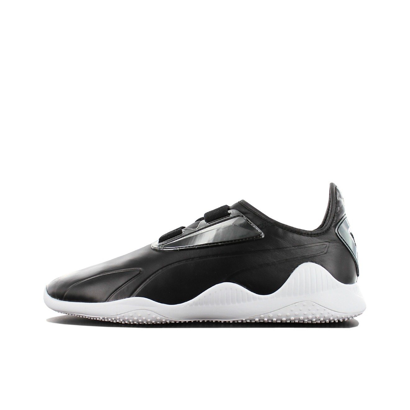 推荐商品：Puma/彪马 Mostro Mesh 防滑耐磨 透气 舒适 运动休闲鞋 黑白/皮面