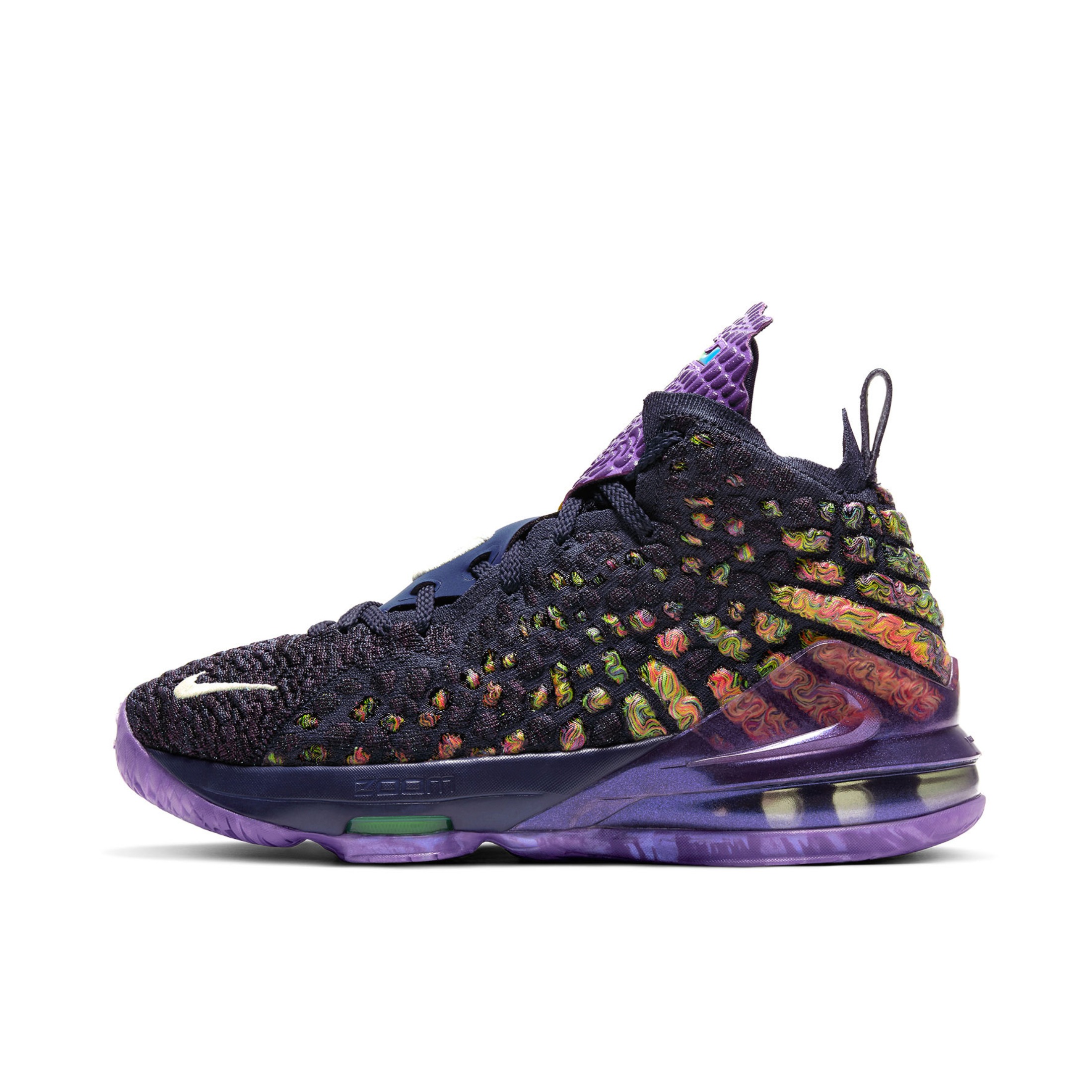 推荐商品：Nike Zoom LeBron 17 詹姆斯 气垫缓震 防滑耐磨 实战 织物 回弹 篮球鞋 GS/空中大灌篮/怪兽