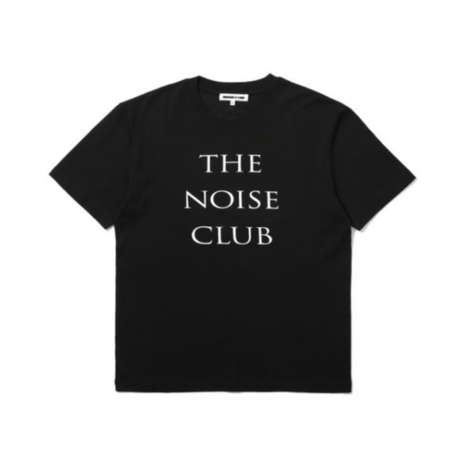 Alexander McQueen“THE NOISE CLUB”印花T恤 男女同款