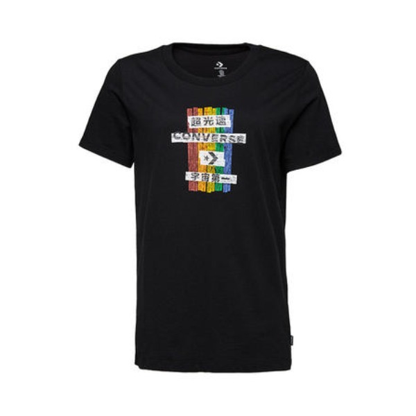 Converse 修身印花圆领短袖T恤 男女同款 10018492