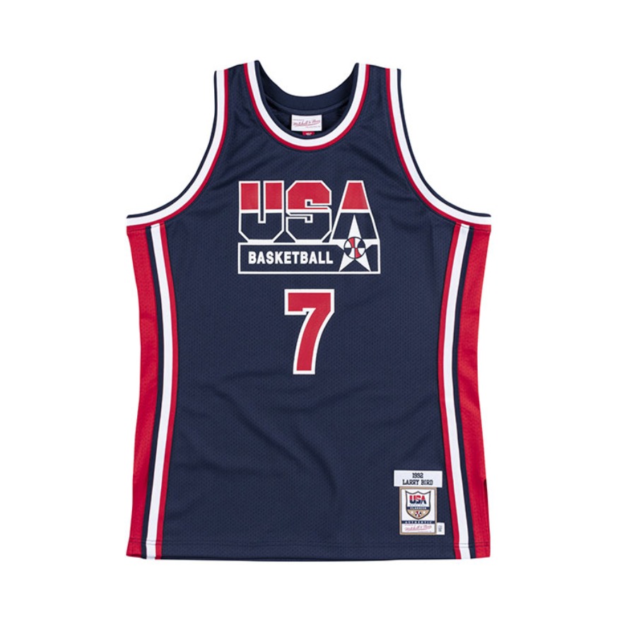 Mitchell Ness 巴塞罗那奥运会 克莱德·德雷克斯勒 复古训练1992年巴塞罗那奥运会AUNBA双面球员版 美国梦之队梦一球衣