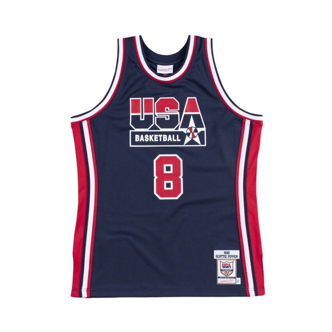 Mitchell Ness 巴塞罗那奥运会 克莱德·德雷克斯勒 复古训练1992年巴塞罗那奥运会AUNBA双面球员版 美国梦之队梦一球衣