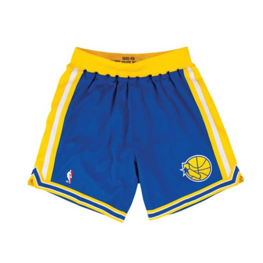 Mitchell Ness 赛场系列 NBA勇士队篮球短裤 ASHRGS18119