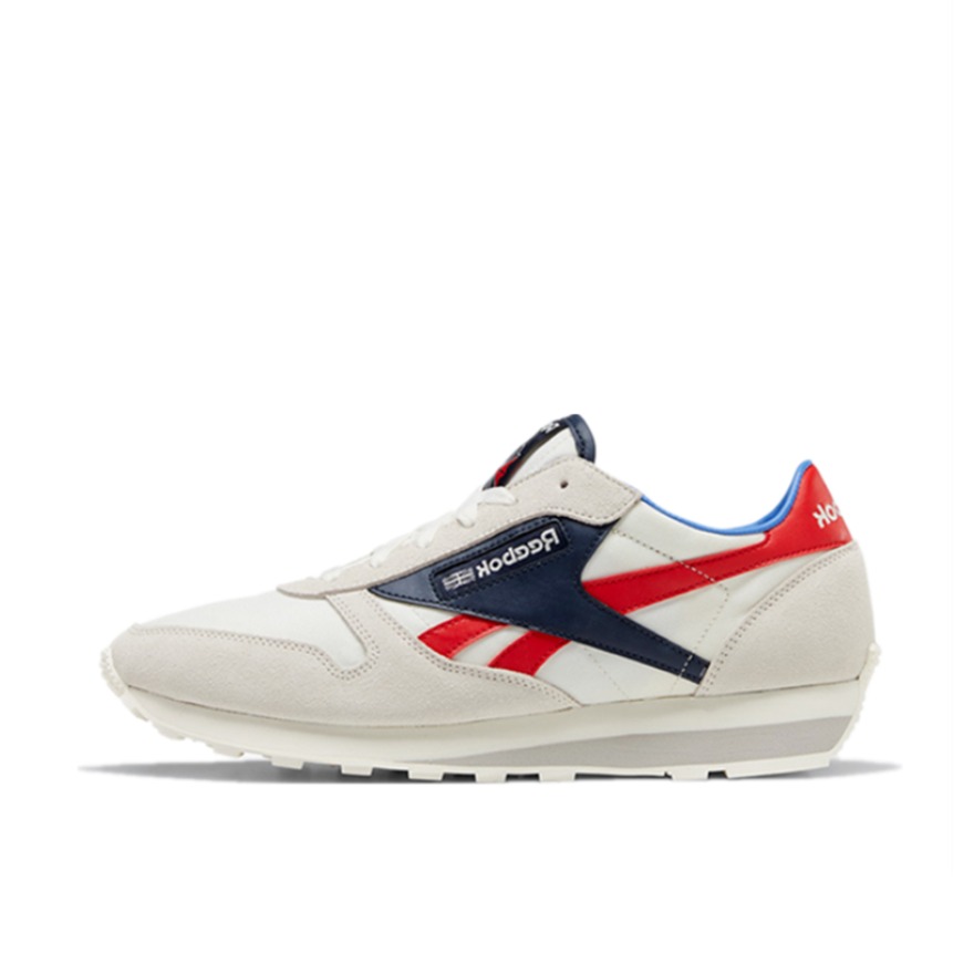 推荐商品：Reebok/锐步 Classic Leather AZ 复古 防滑 耐磨 圆头 跑鞋 灰白色/藏青/红