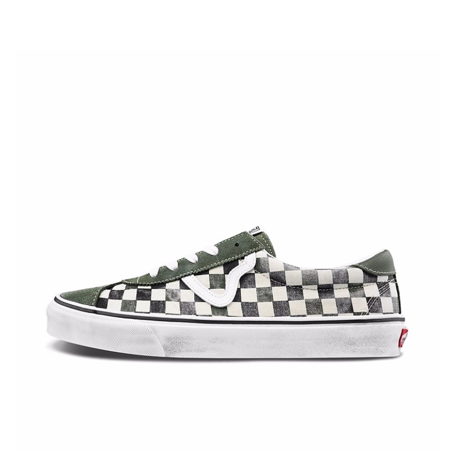 推荐商品：Vans/范斯 Epoch Sports 板鞋 翻毛皮复古简约减震防滑耐磨防水 黑绿