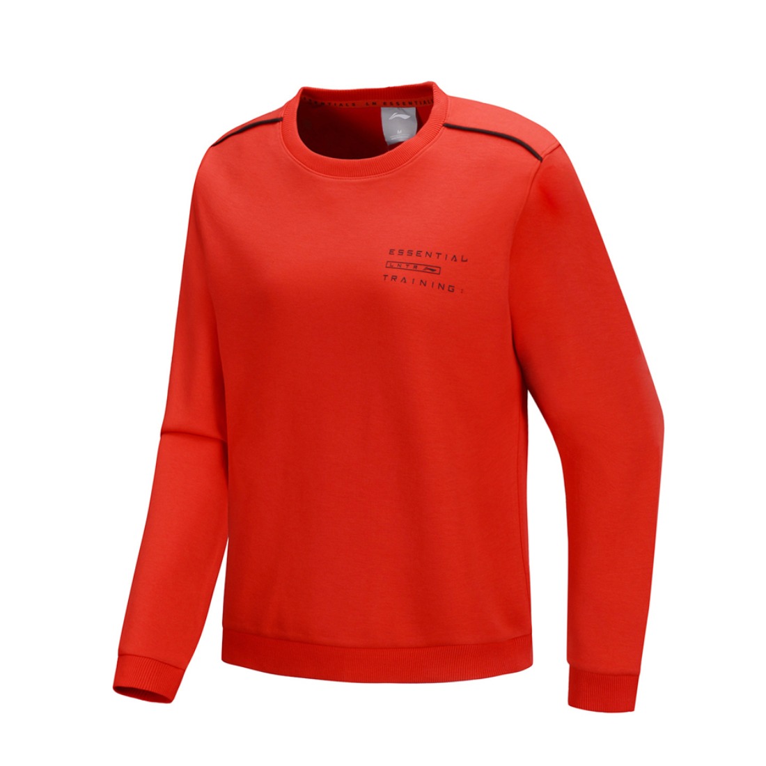 Li Ning 长袖圆领无帽套头宽松运动卫衣 AWDQ048