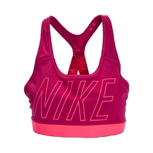 Nike 健美服装系列大印花logo撞色拼接运动内衣 女装 847571