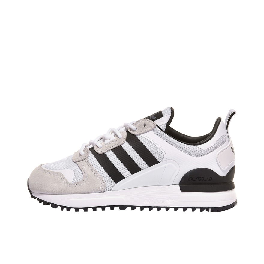推荐商品：adidas Originals ZX 700 HD 防滑耐磨 轻便 网面透气 舒适 复古 织物 运动休闲鞋 白色/灰色