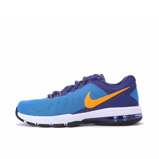 推荐商品：Nike Air Max Full Ride TR 轻便 防滑耐磨 舒适缓震 休闲运动 百搭低帮 训练鞋 Blue/Yellow 蓝黄