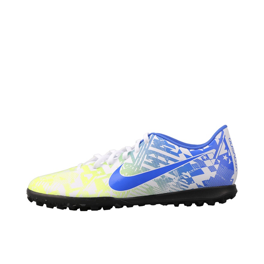 推荐商品：Nike Mercurial Vapor 13 Club TF 低端 碎钉 胶质 人造草地 训练 实战 足球鞋 蓝色/黄色
