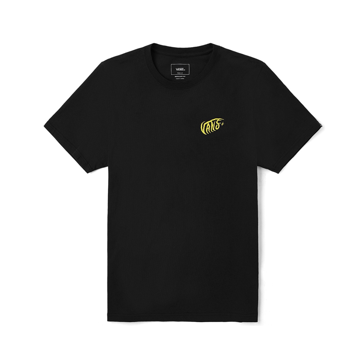 Vans X 艺术家 联名字母印花圆领短袖T恤 VN0A4P5EBLK