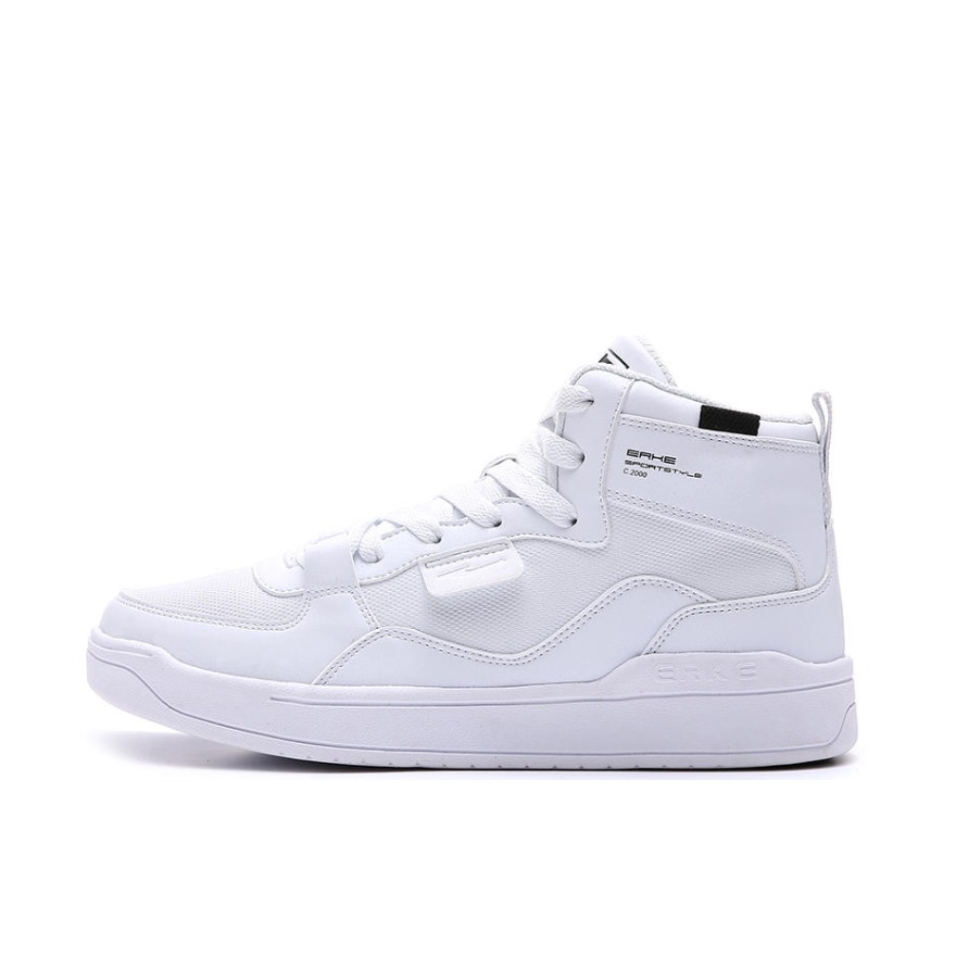 推荐商品：鸿星尔克 防滑耐磨 舒适 潮流 板鞋 11120301405 正白