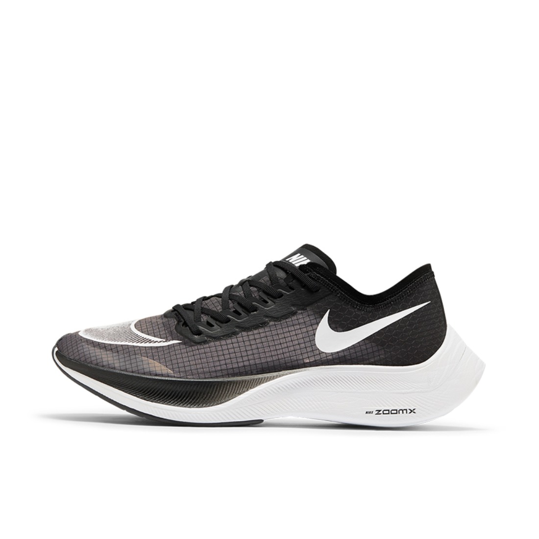 推荐商品：Nike ZoomX VaporFly NEXT% 1 跑鞋 防滑耐磨舒适轻便减震透气碳板气垫马拉松运动休闲织物 黑白