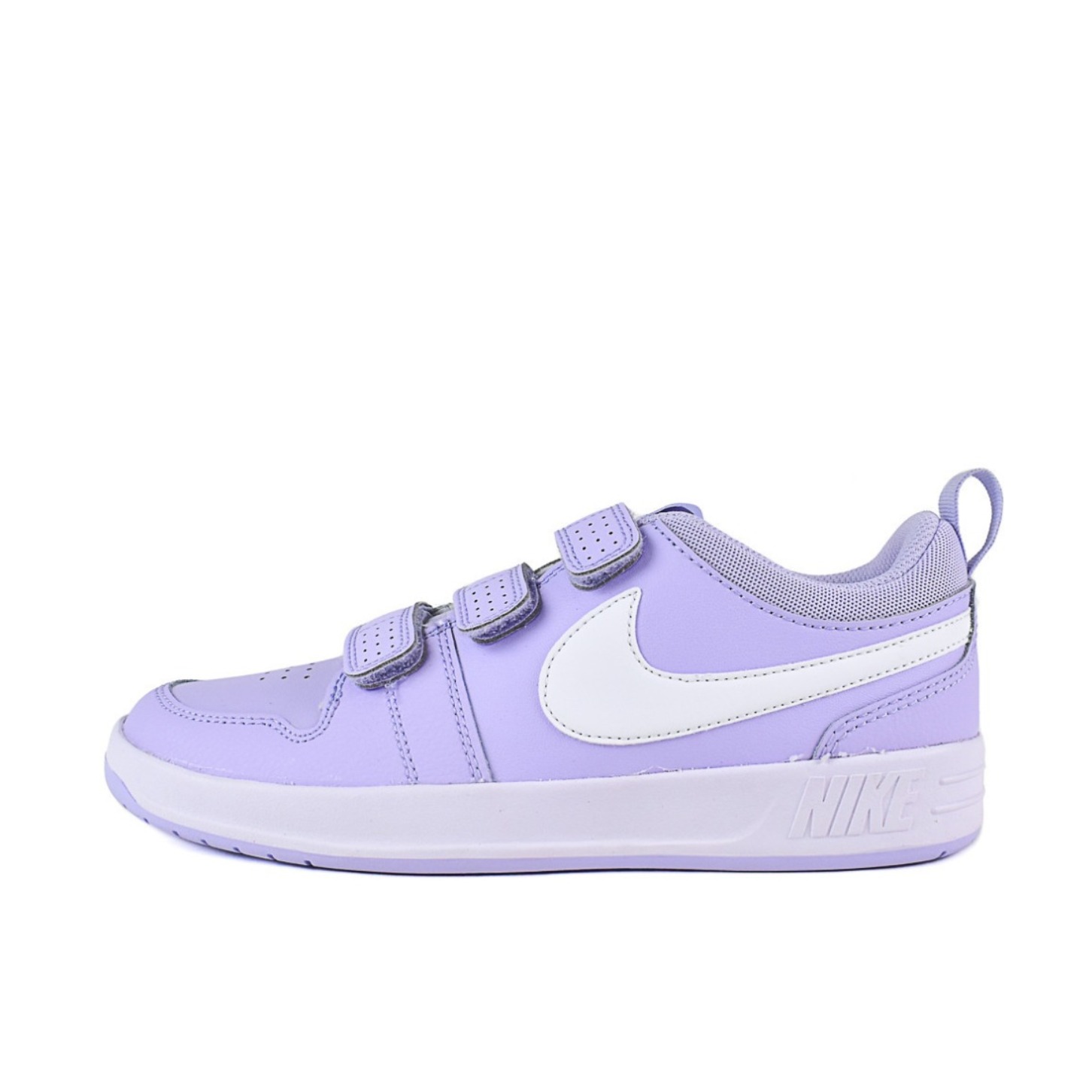 推荐商品：Nike Pico 5 复古休闲 缓震耐磨 轻便百搭 魔术贴 板鞋 White/Pure Platinum 香芋紫