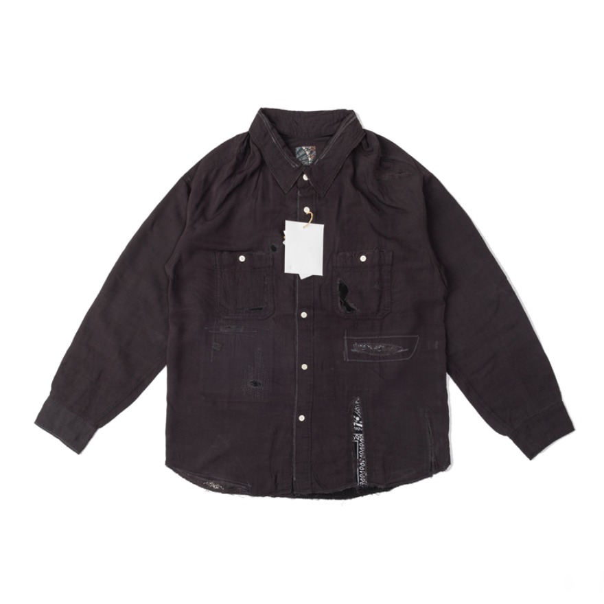 Visvim 个性腰果花古布衬衫 男女同款 0220905011013 Y110000