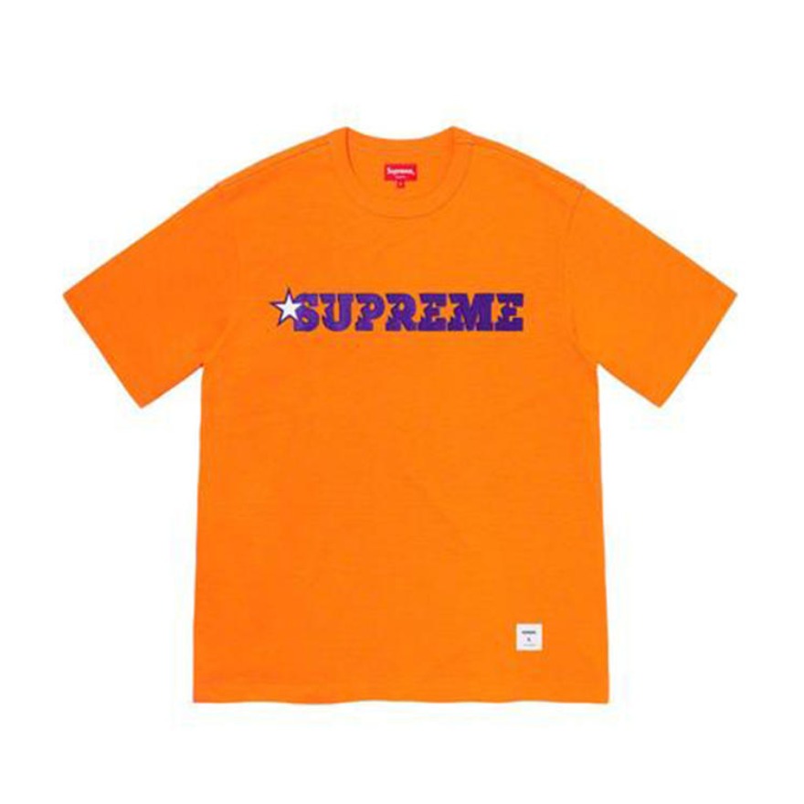【刘雯同款】Supreme Star Logo S/S Top Tee 星星圆领短袖 男女同款