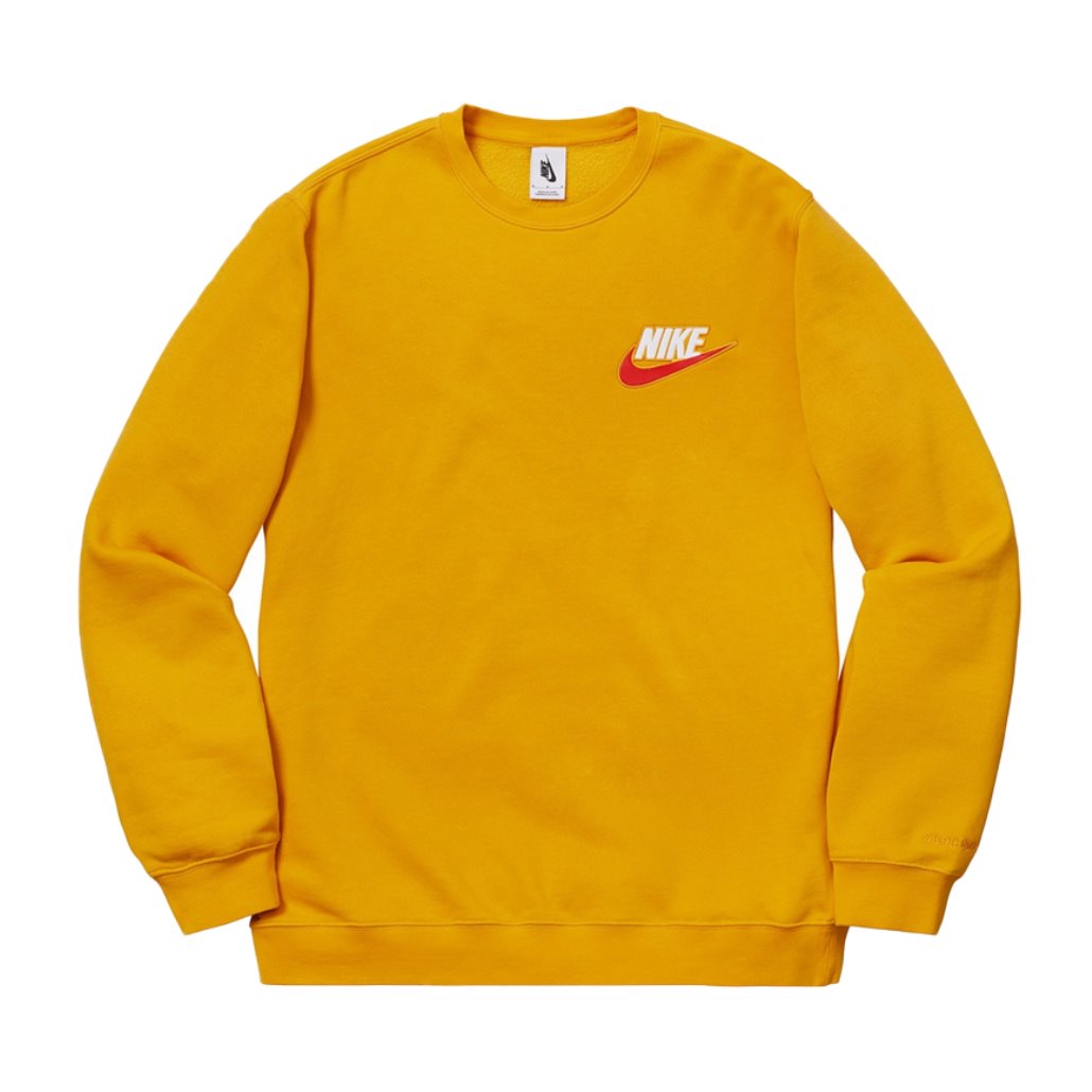 Supreme X Nike Sup 耐克联名外套卫衣 男女同款 黄
