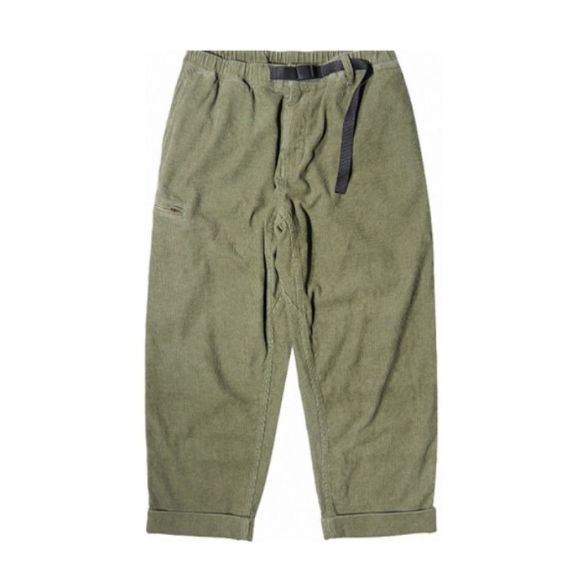 714street 休闲立体剪裁灯芯绒九分裤 822204