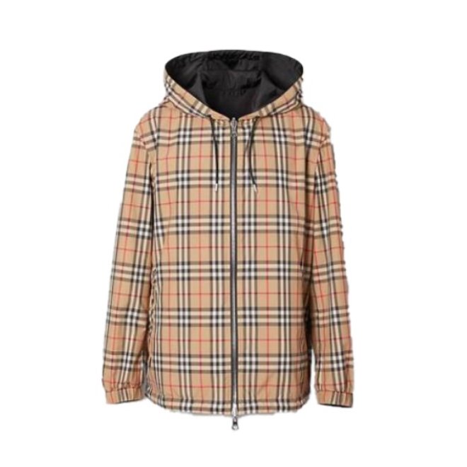 BURBERRY/博柏利 双面两穿Vintage格纹夹克 男女同款