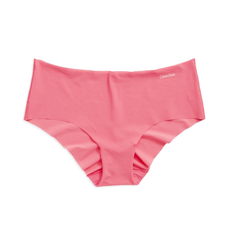 Calvin Klein 纯色无痕透气棉质裆防夹臀半包臀美拉德印花三角裤内裤 D3429