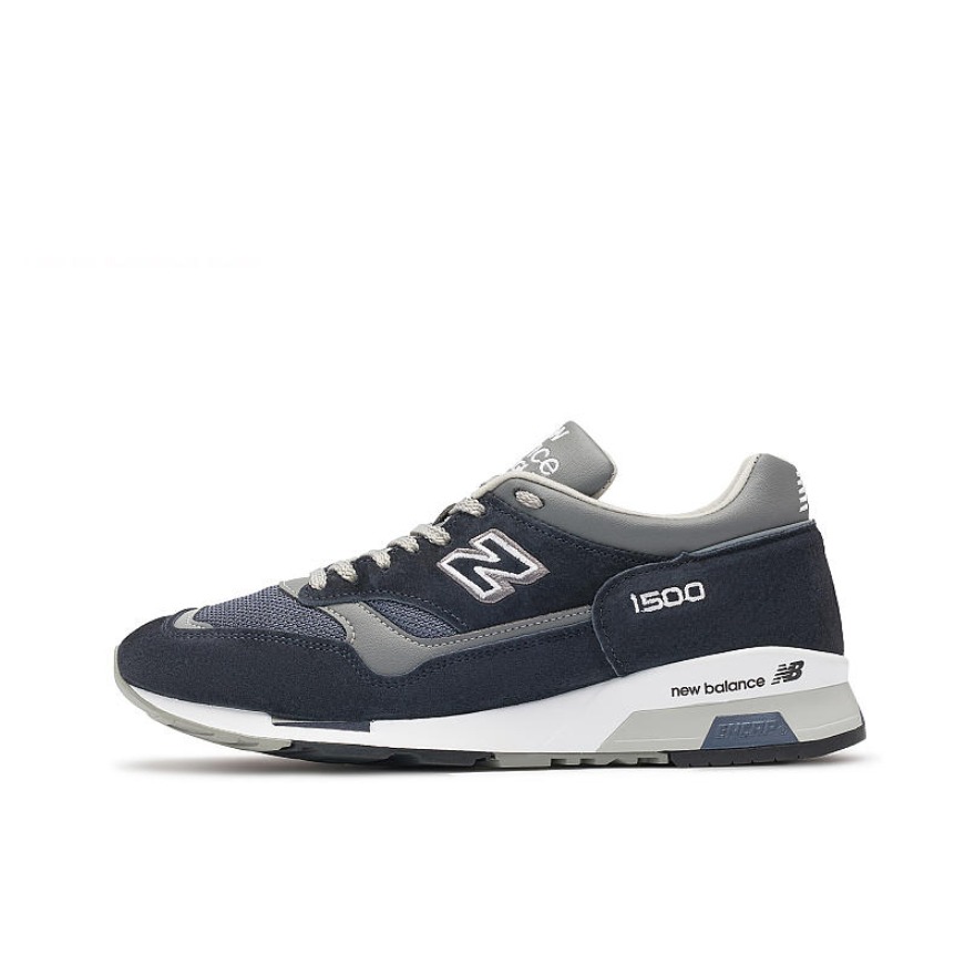 推荐商品：New Balance 1500 跑鞋 减震回弹透气防滑耐磨马拉松合成革织物复古包裹性轻便圆头贴合 藏青灰