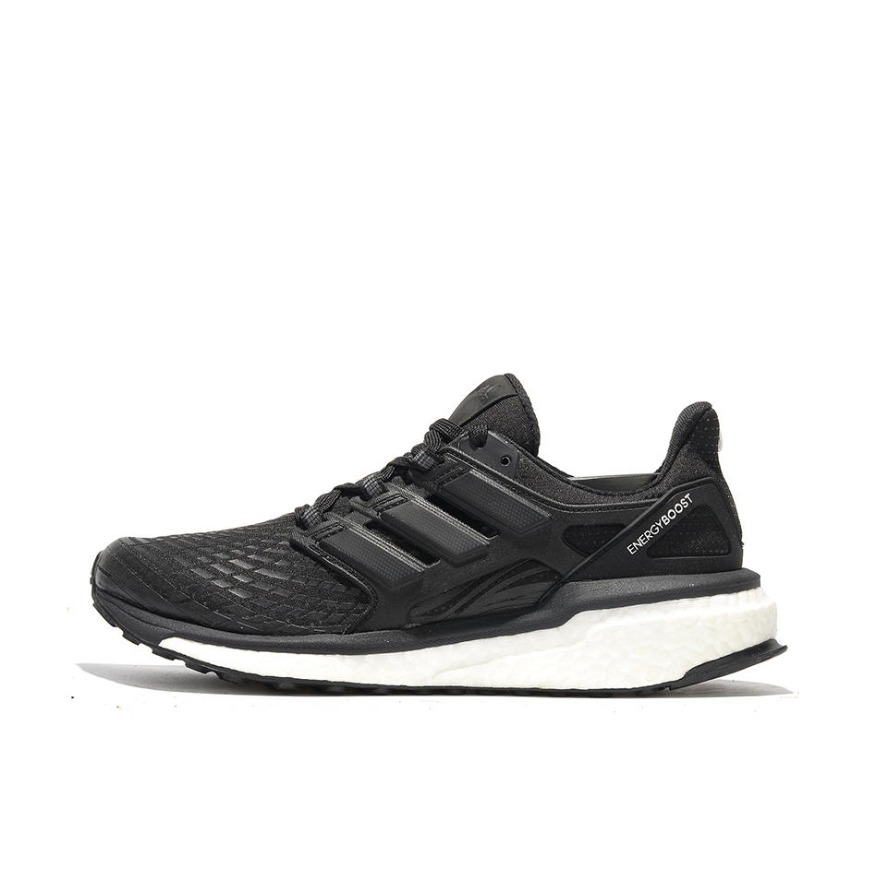 推荐商品：adidas Energy Boost 4 跑鞋 防滑耐磨网布透气减震织物 黑色/白色