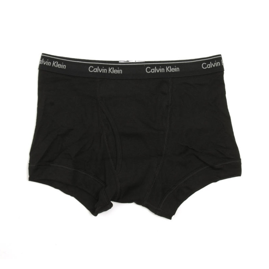 Calvin Klein 纯色透气3件装平角内裤 NB1893