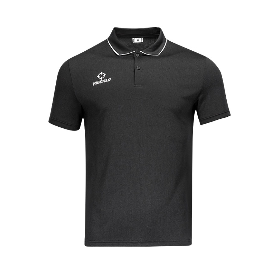 准者 篮球健身翻领套头大码短袖T恤 Z120212011