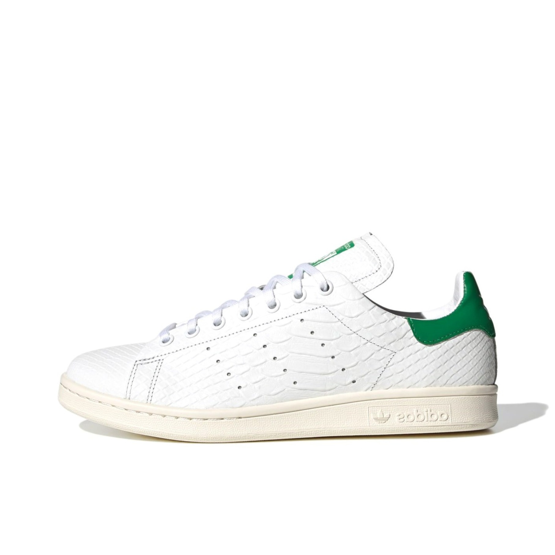 推荐商品：adidas Originals Stan Smith 板鞋 减震透气轻便低帮包裹性 白色/绿色/蓝色