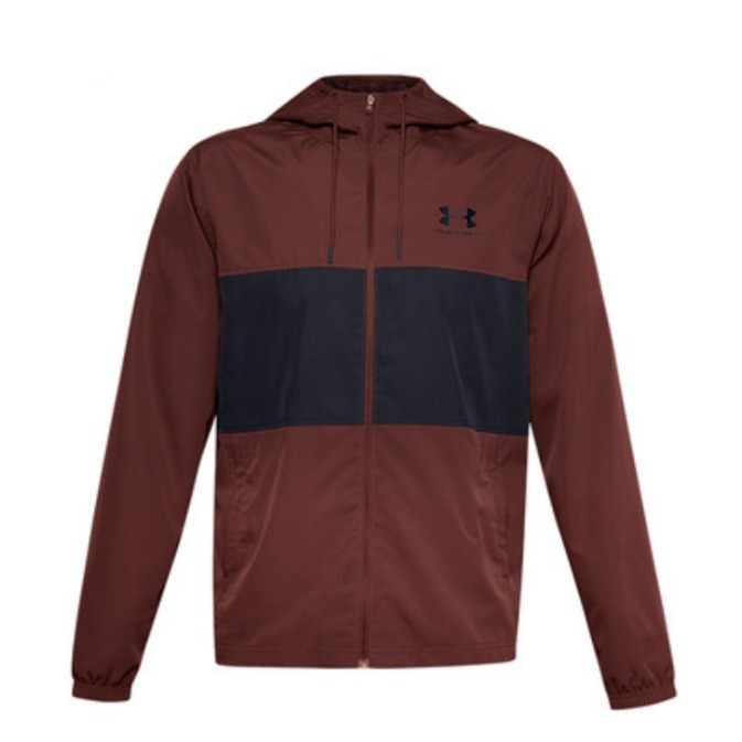 Under Armour Sportstyle Wind训练连帽拉链夹克 男女同款 1329297