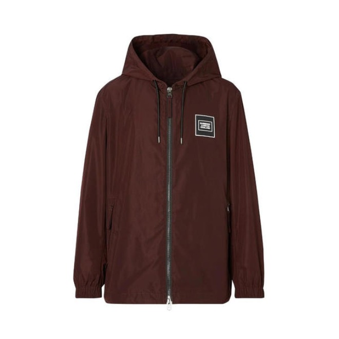 Burberry 博柏利 LOGO方标连帽夹克外套