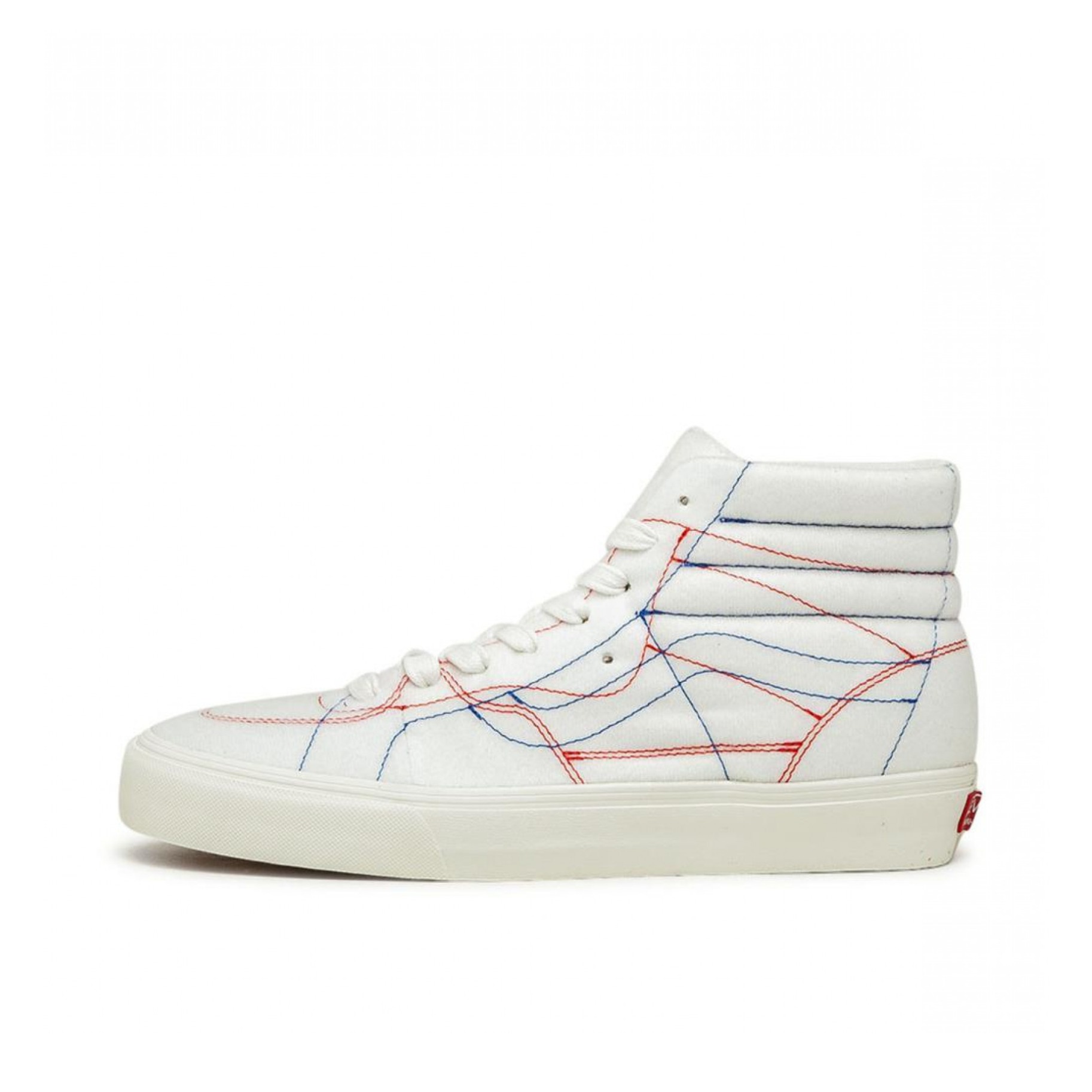 推荐商品：Vans/范斯 SK8-Hi 板鞋 潮流经典拼接复古街头厚底 Taka Hayashi联名/米白/黑色