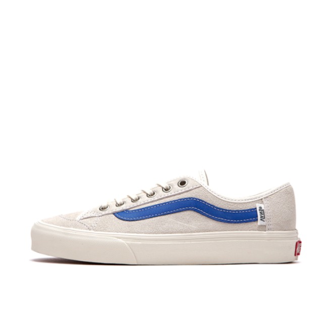 推荐商品：Vans/范斯 Black Ball V 休闲 运动 透气 帆布鞋 米白/蓝色