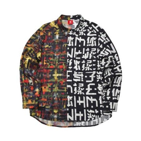 Li Ning 巴黎时装周系列满印拼接衬衫 ASHP003