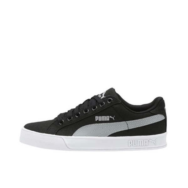 推荐商品：Puma/彪马 Smash Vulc 小白鞋 板鞋 复古百搭舒适轻便防滑耐磨薄底 黑色/灰色