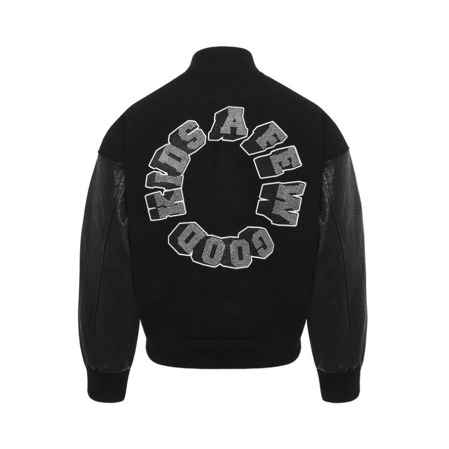 FFF马思唯 X AFGK 烫钻刺绣棒球服夹克外套 男女同款