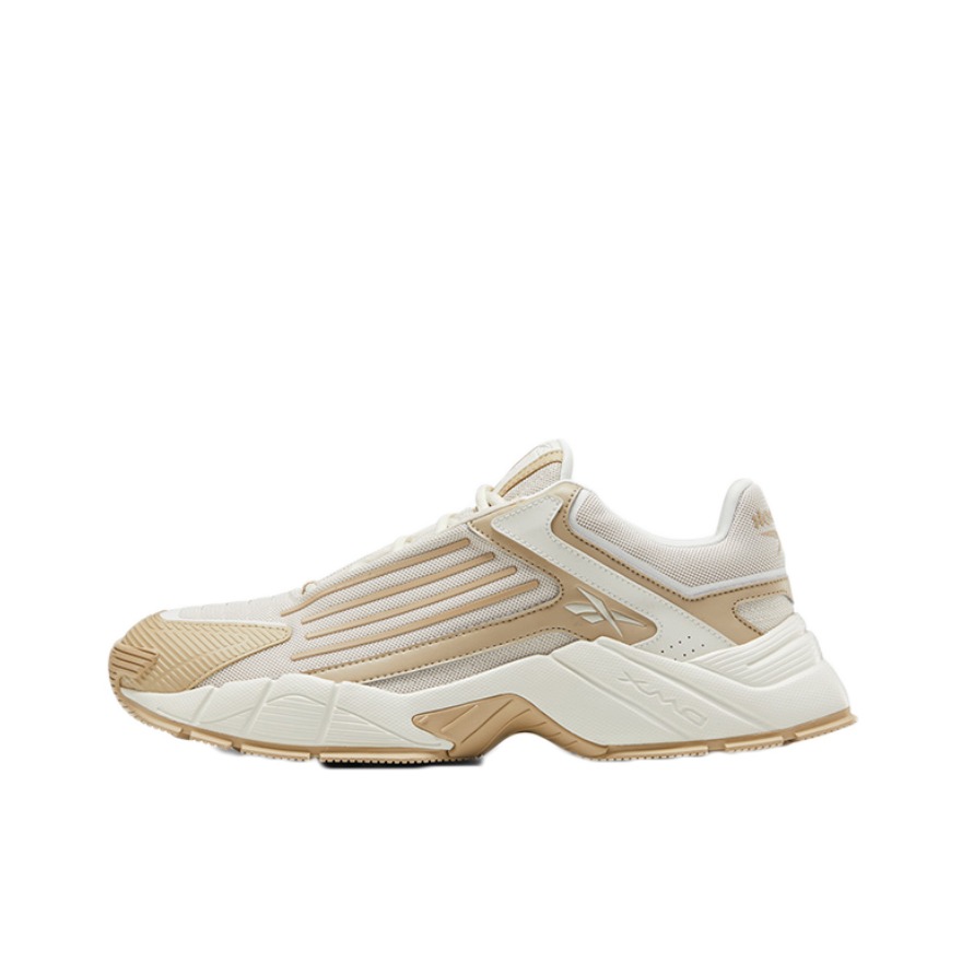 推荐商品：Reebok/锐步 DMX Series 3000 耐磨 百搭 织物 运动休闲鞋 米白/浅土棕/石膏白