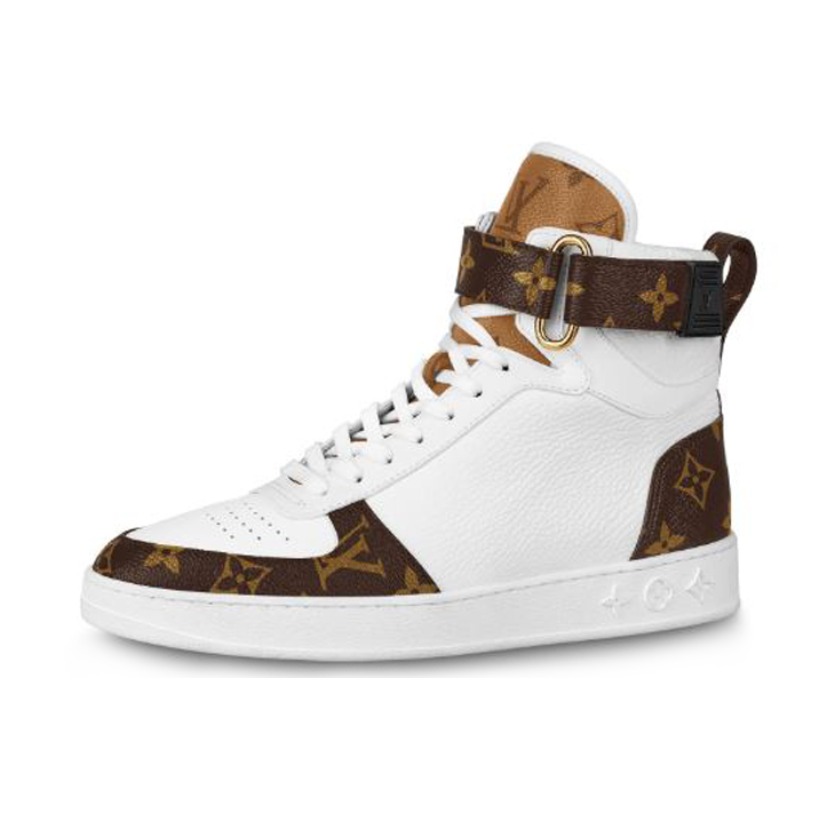 推荐商品：Louis Vuitton Boombox Monogram 舒适百搭 时尚牛皮 运动休闲鞋 白色/老花色