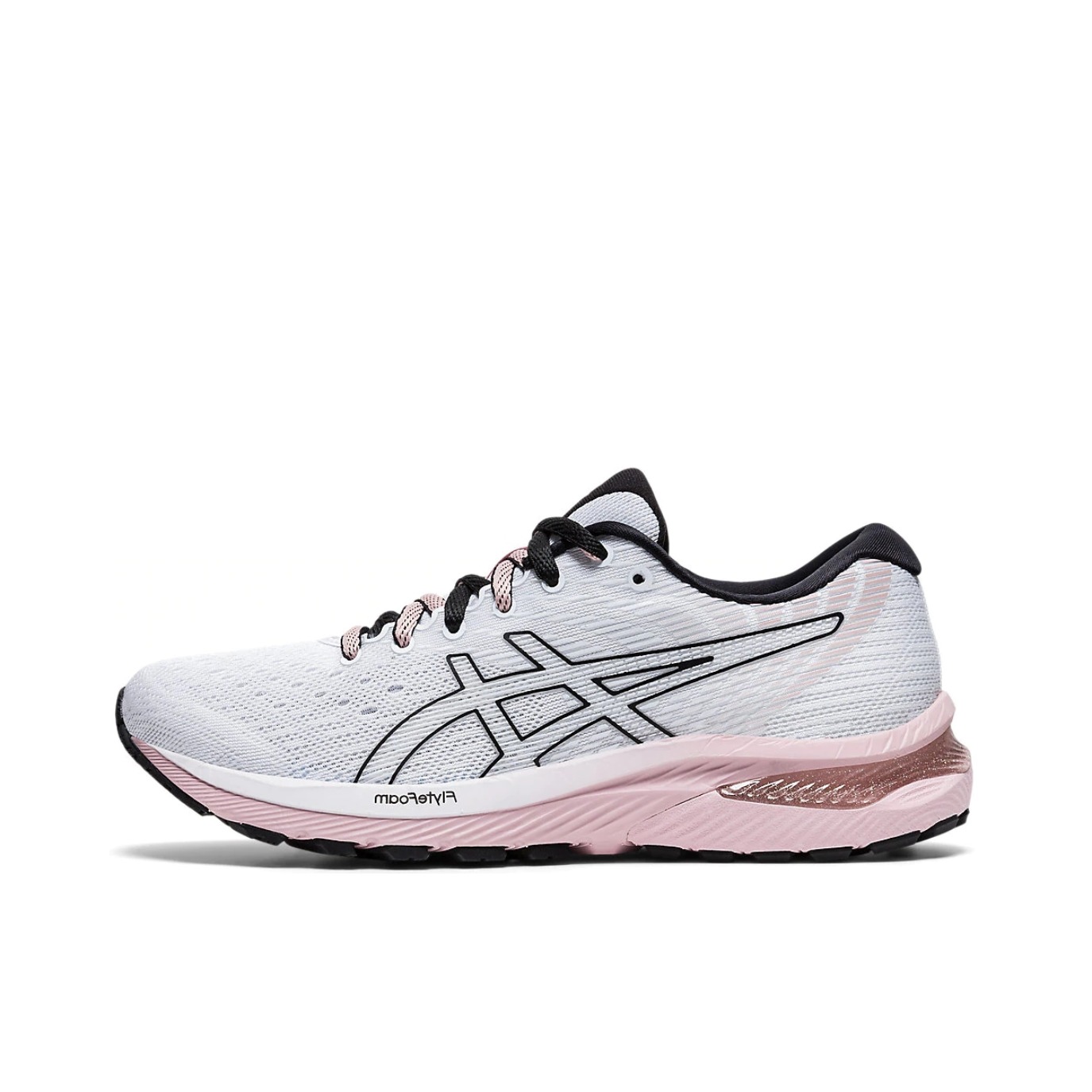 推荐商品：Asics/亚瑟士 Gel-Cumulus 22 跑鞋 减震回弹轻便透气耐磨 女款/白色/粉色
